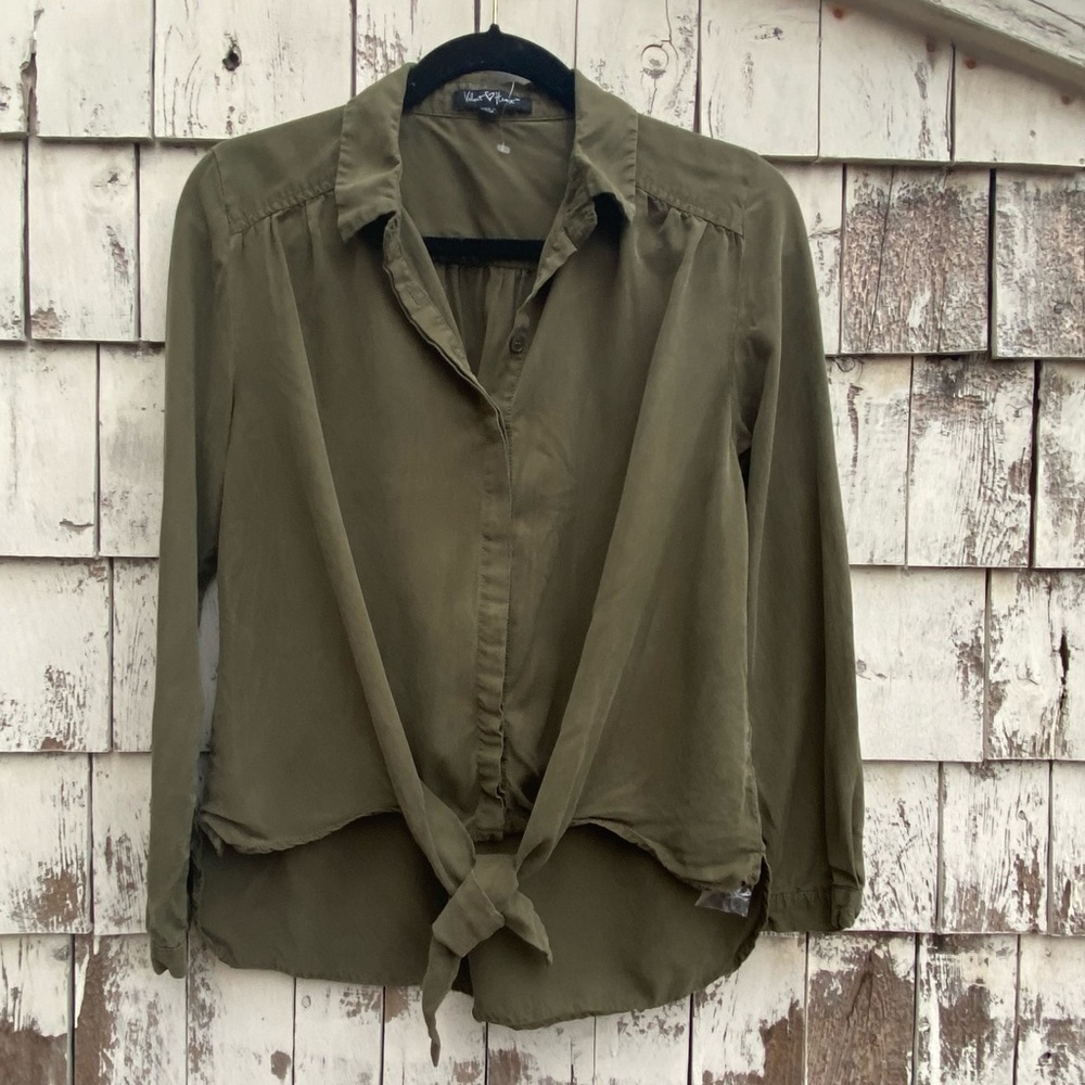Velvet Heart Button Down Shirt